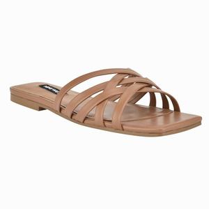 Nine West Halen Flat Slippers Bruin Nederland | JZX-138460